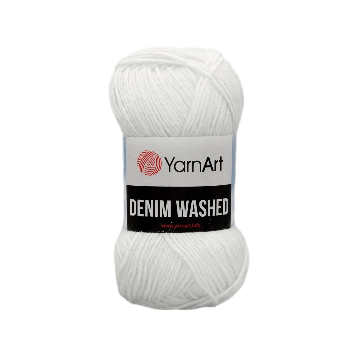 

Пряжа YarnArt 'Denim Washed', 50г, 130м (хлопок, акрил) (900 белый), 10 мотков