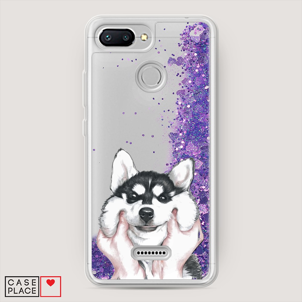 

Чехол Awog на Xiaomi Redmi 6 "Щечки хаски", Разноцветный, 33892-1
