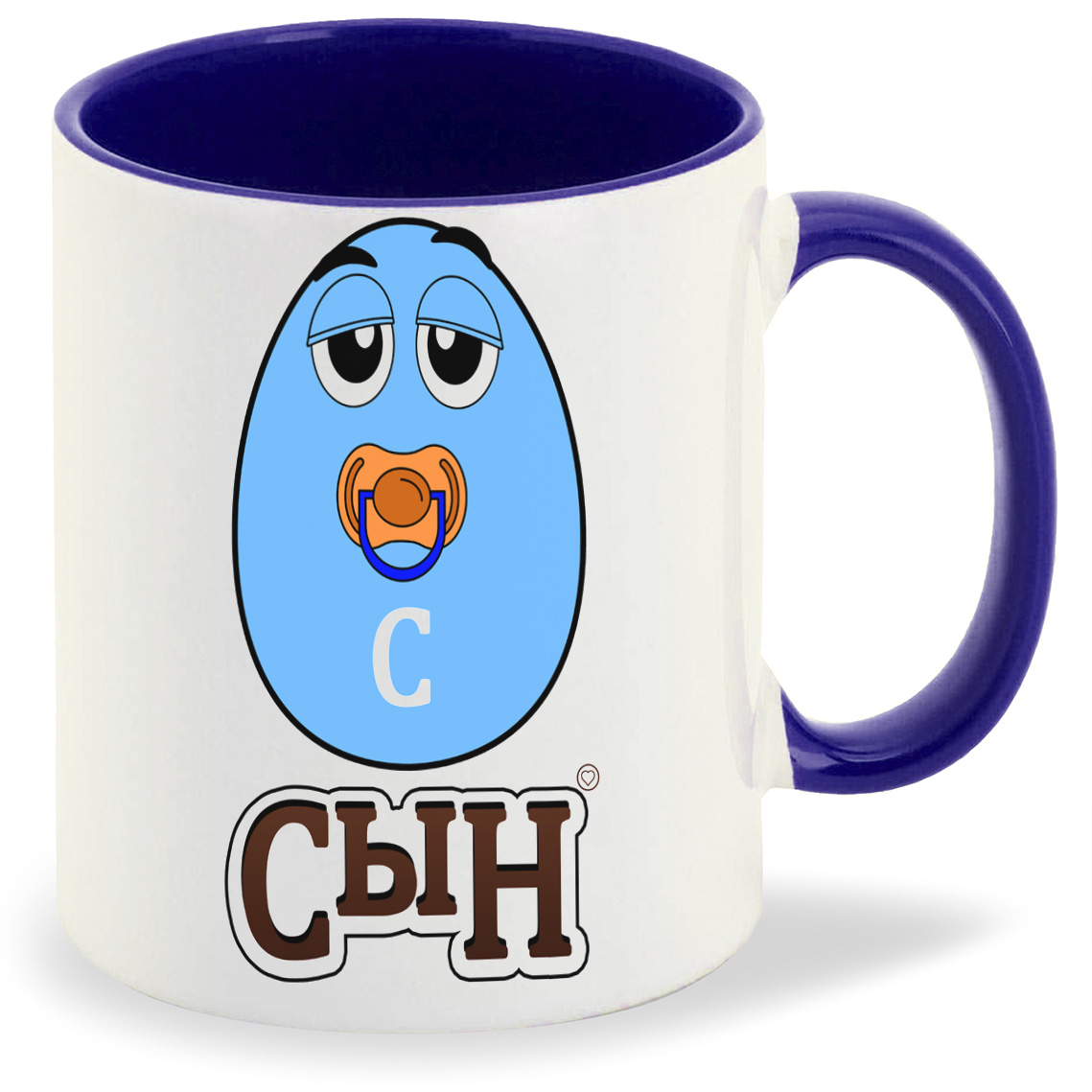 

Кружка CoolPodarok Семья. Сын яйцо, Семья. Сын яйцо