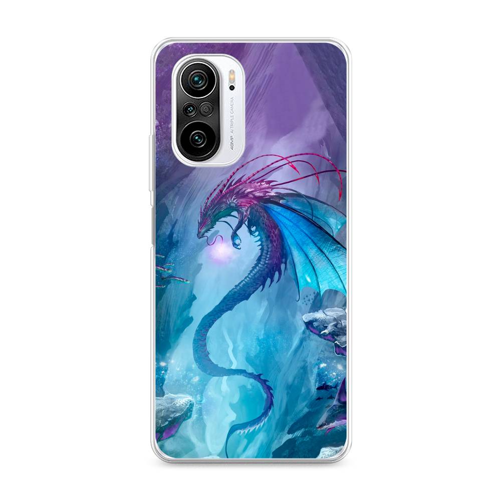 

Чехол Awog на Xiaomi Redmi K40 "Водный дракон", Разноцветный, 310950-2