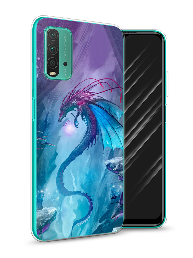 

Чехол Awog на Xiaomi Redmi 9T "Водный дракон", Разноцветный, 39850-2