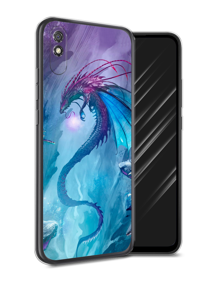 

Чехол Awog на Xiaomi Redmi 9A "Водный дракон", Разноцветный, 38950-2