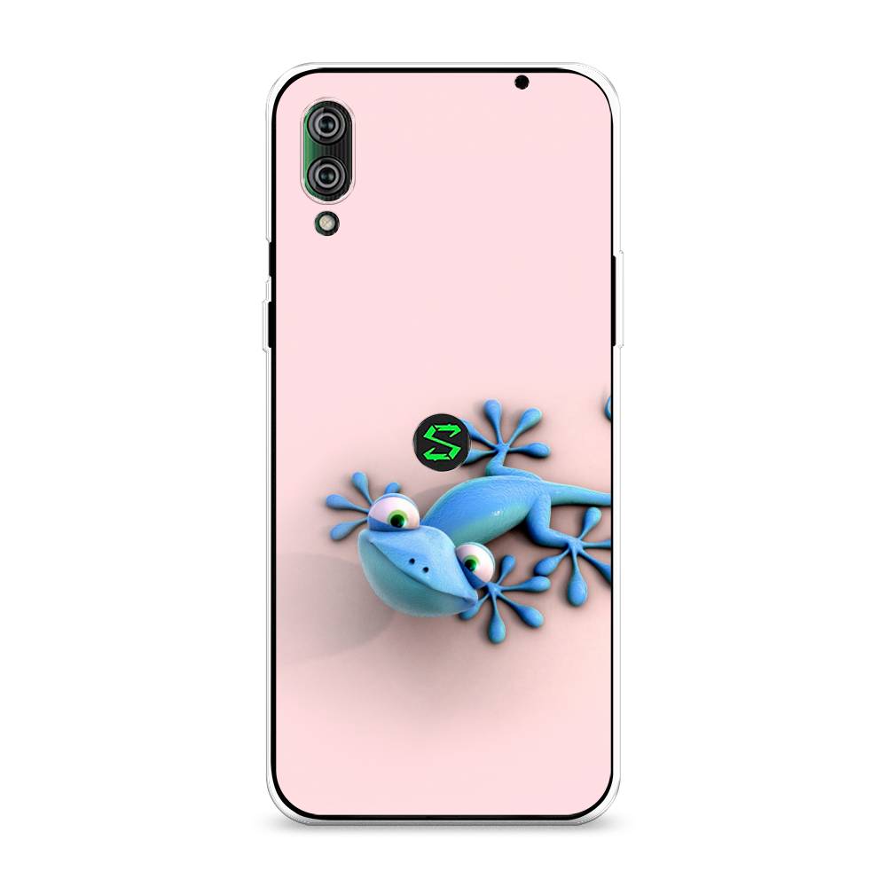 

Чехол Awog на Xiaomi Black Shark 2/2 Pro "Голубая ящерка", Разноцветный, 36450-2