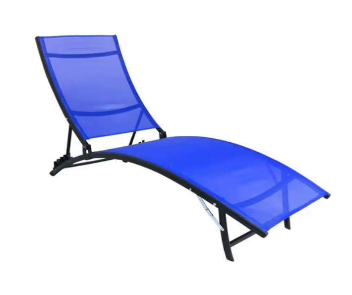 

Шезлонг Giardino Club синий 176 х 54,5 х 35 см, 40549T2