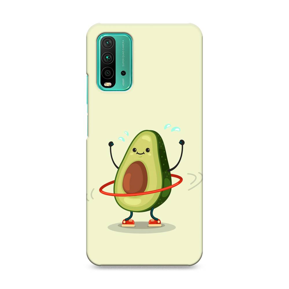 

Пластиковый чехол "Авокадо с обручем" на Xiaomi Redmi 9T, 39820-7