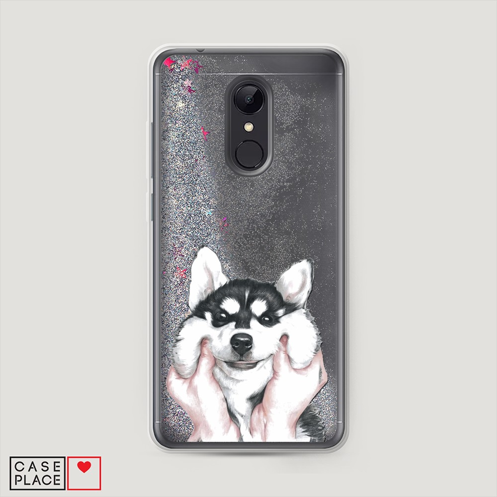 

Чехол Awog на Xiaomi Redmi 5 "Щечки хаски", Разноцветный, 33091-1