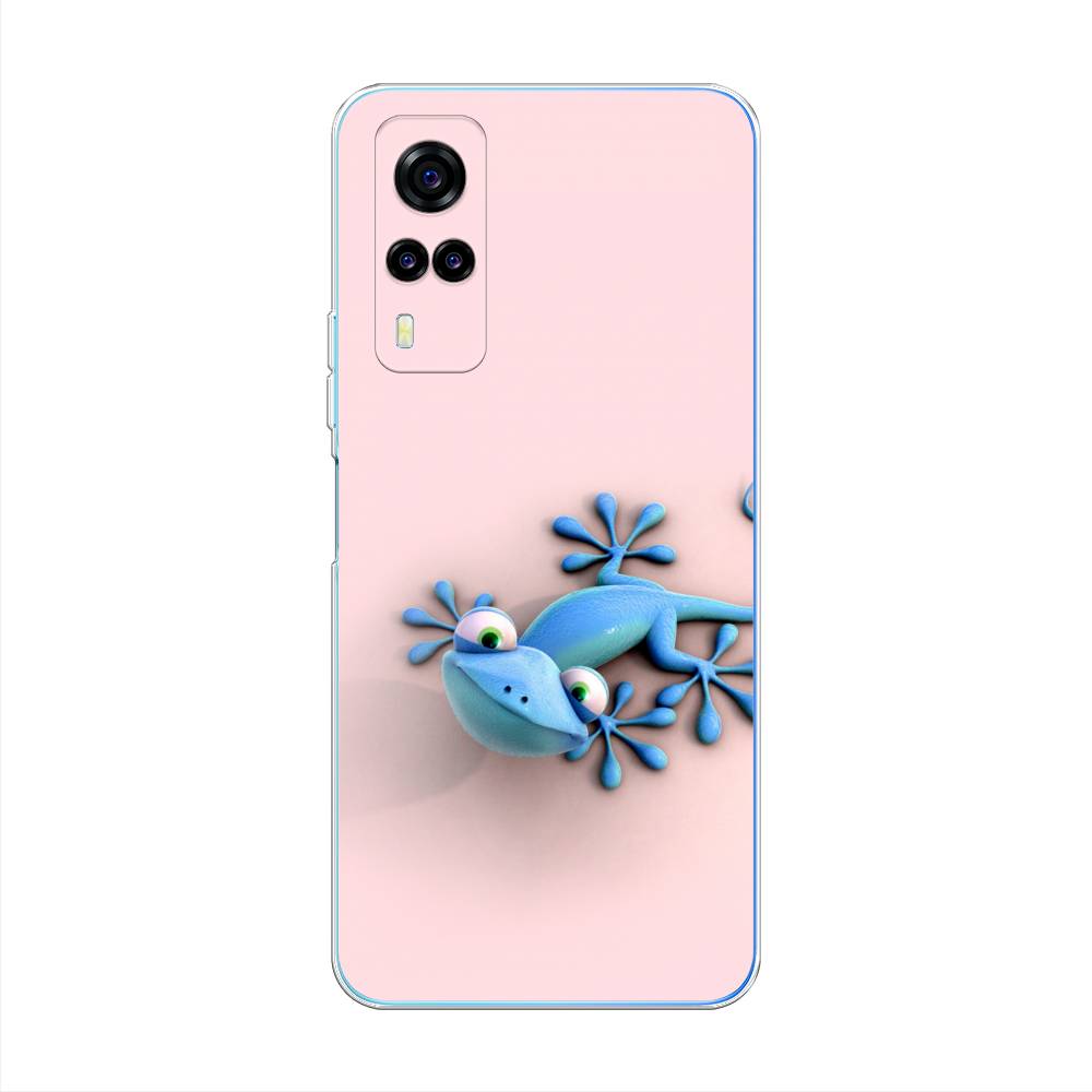 

Чехол Awog на Vivo Y31/Y53s 4G "Голубая ящерка", Разноцветный, 263750-2