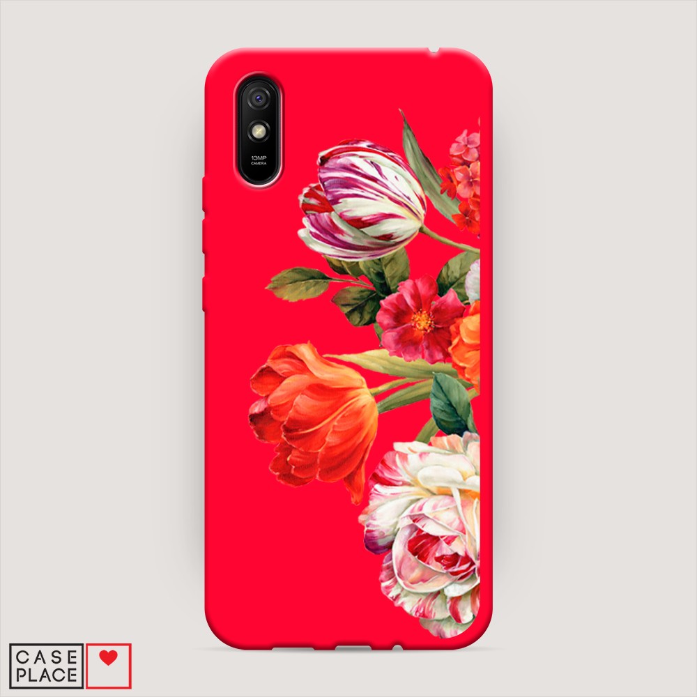 

Чехол Awog на Xiaomi Redmi 9A "Весенний букет", Разноцветный, 38953-1