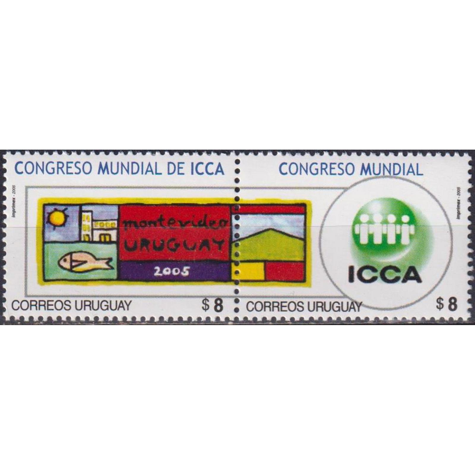 

Почтовые марки Уругвай ICCA World Congress Организации