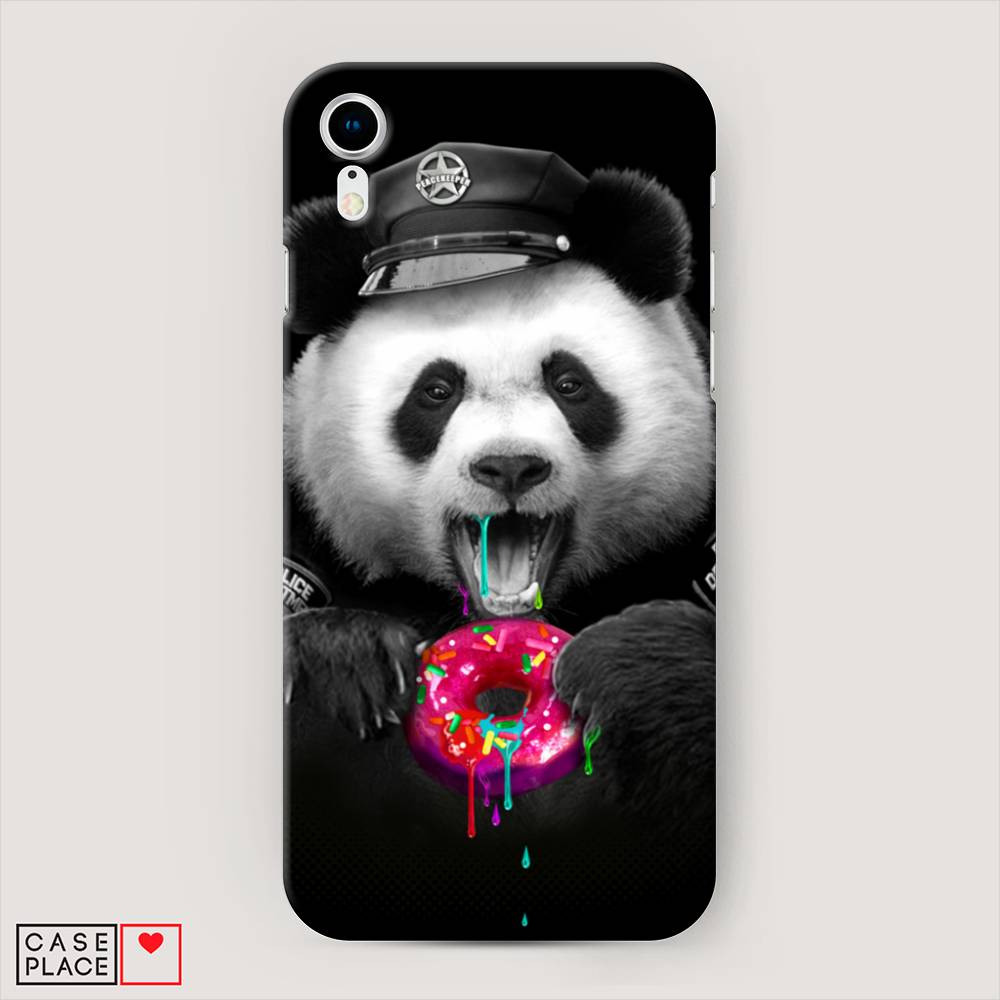 

Пластиковый чехол "Панда police" на Apple iPhone XR (10R), 12020-1