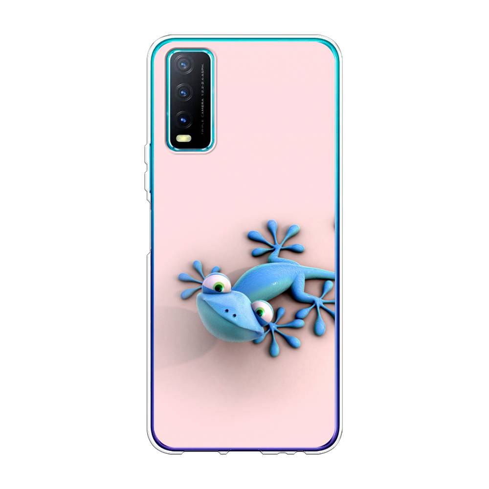 

Чехол Awog на Vivo Y20 "Голубая ящерка", Разноцветный, 263650-2