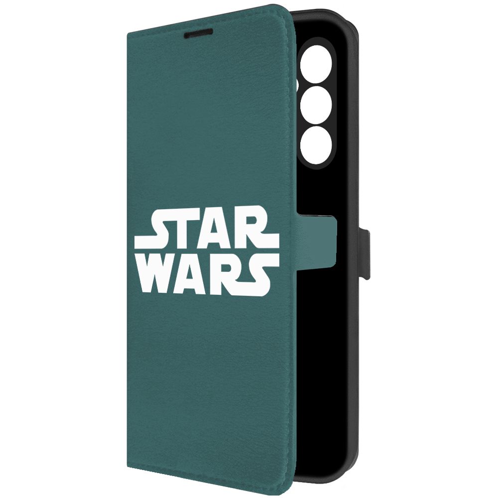 

Чехол-книжка Krutoff Eco Book для Samsung Galaxy A14 4G Star Wars, Зеленый