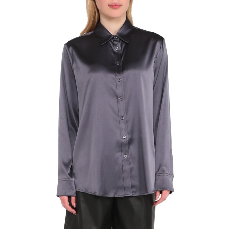 

Блуза женская Maison David MLY2319-1 серая XS, Серый, MLY2319-1