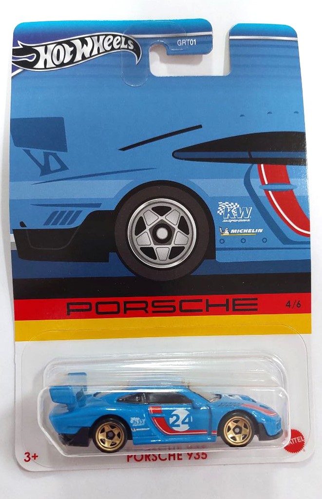 Машинка Hot Wheels Grt01 Porsche Porsche 935, Hrw59-la10
