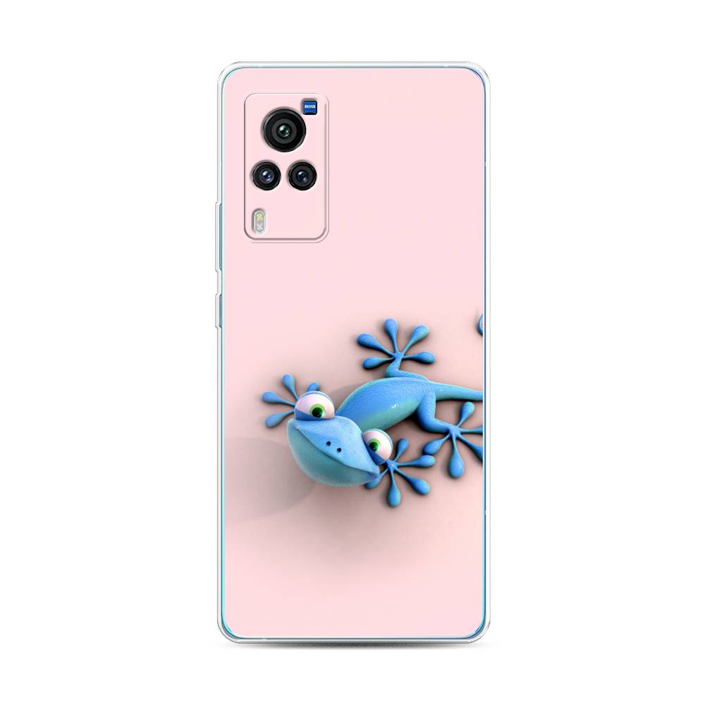 

Чехол Awog на Vivo X60 Pro "Голубая ящерка", Разноцветный, 263850-2