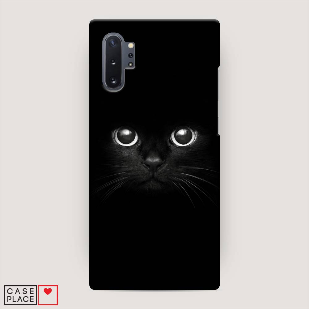 

Пластиковый чехол "Взгляд черной кошки" на Samsung Galaxy Note 10 +, 28520-1