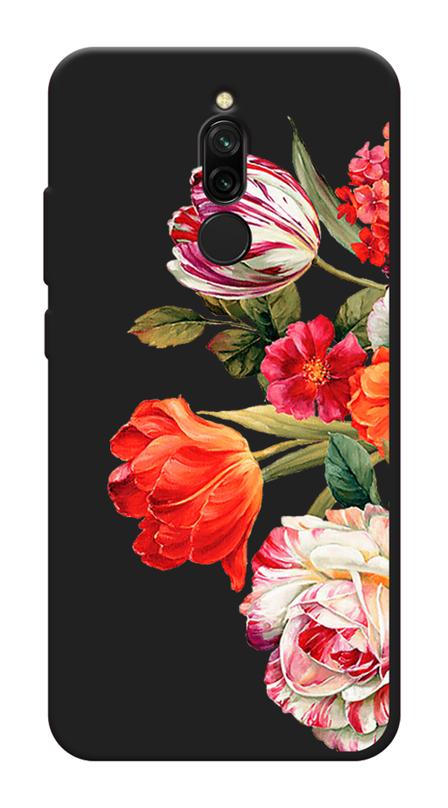 

Матовый силиконовый чехол "Весенний букет" на Xiaomi Redmi 8, Разноцветный, 37152-1