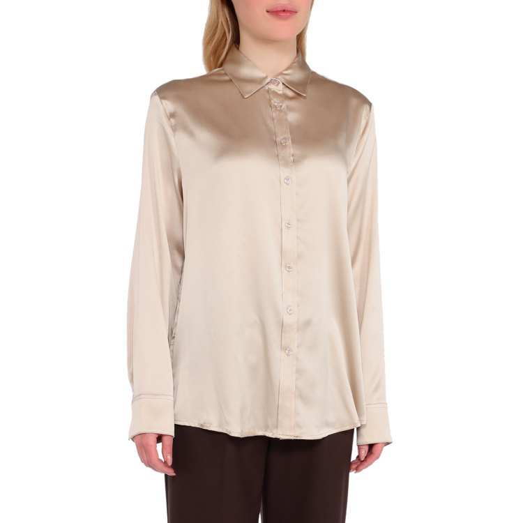 

Блуза женская Maison David MLY2319-1 бежевая XS, Бежевый, MLY2319-1