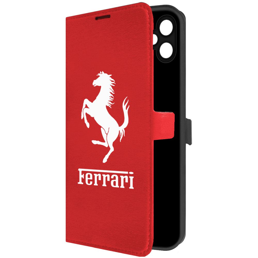 

Чехол-книжка Krutoff Eco Book для Samsung Galaxy A05 Ferrari красный