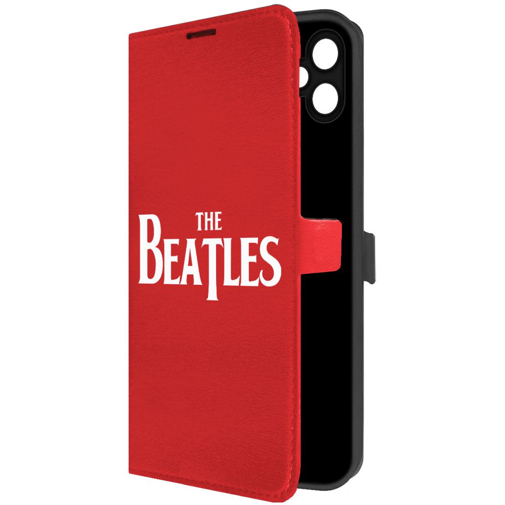 

Чехол-книжка Krutoff Eco Book для Samsung Galaxy A05 Beatles красный