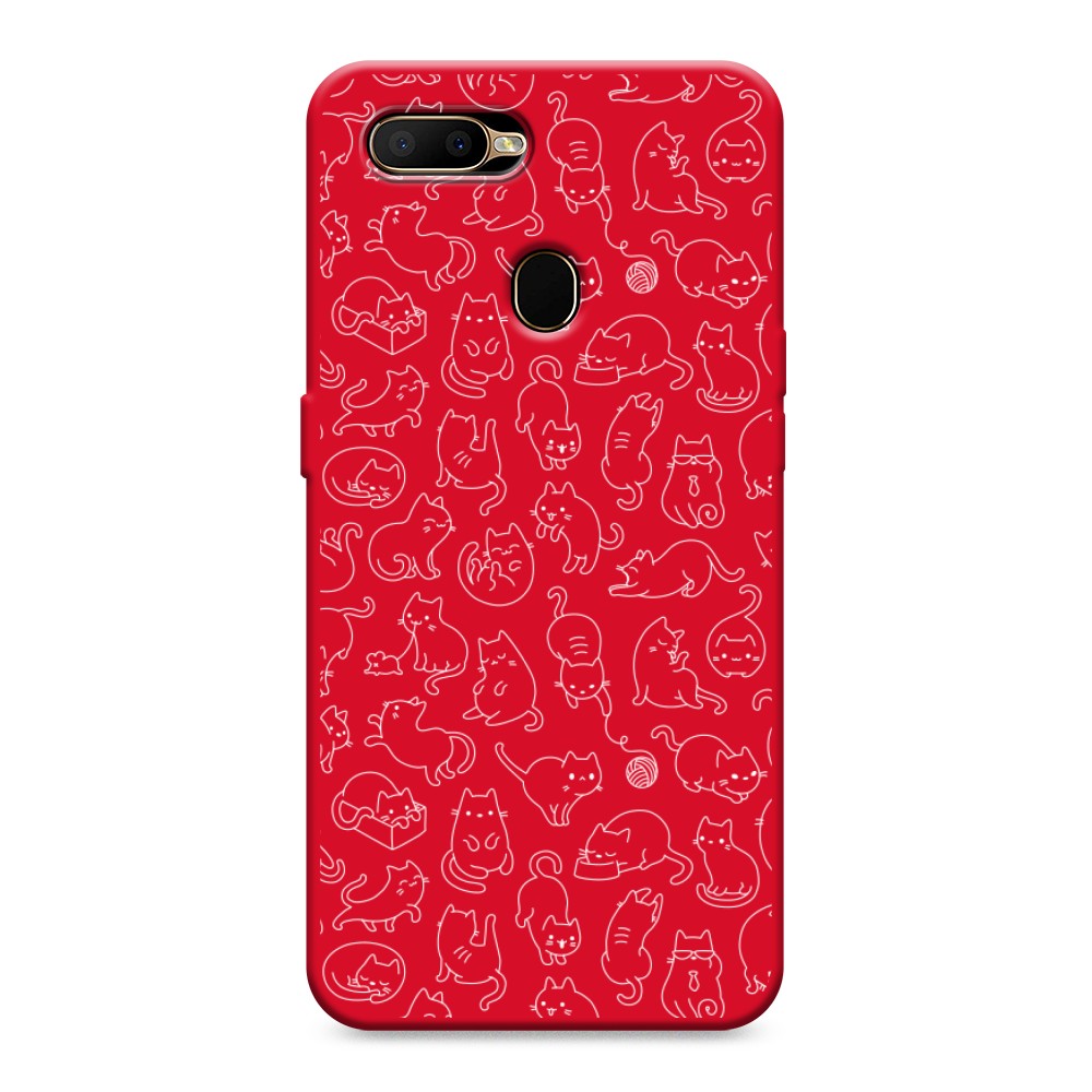 

Чехол Awog на Oppo A5s "Шкодливые котики", Разноцветный, 252353-1