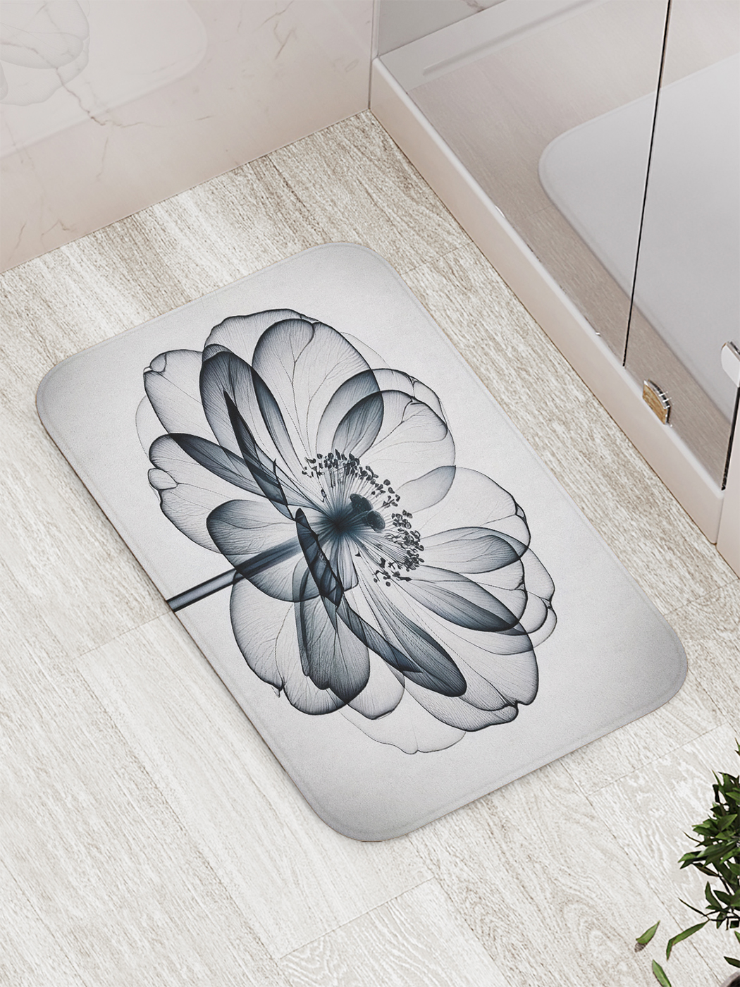 

Коврик для ванной и туалета мягкий JoyArty "Акварельный рисунок", bath_sd2770