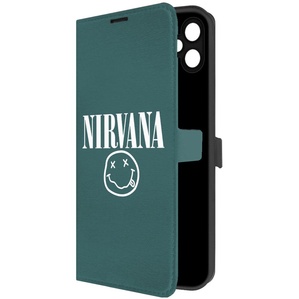 

Чехол-книжка Krutoff Eco Book для Samsung Galaxy A05 Nirvana зелёный опал, Зеленый