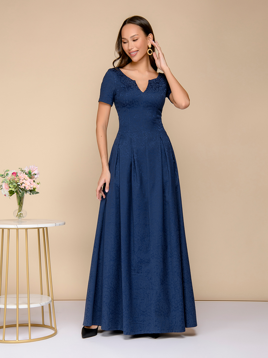 фото Платье женское 1001dress dm00383 синее 48 ru