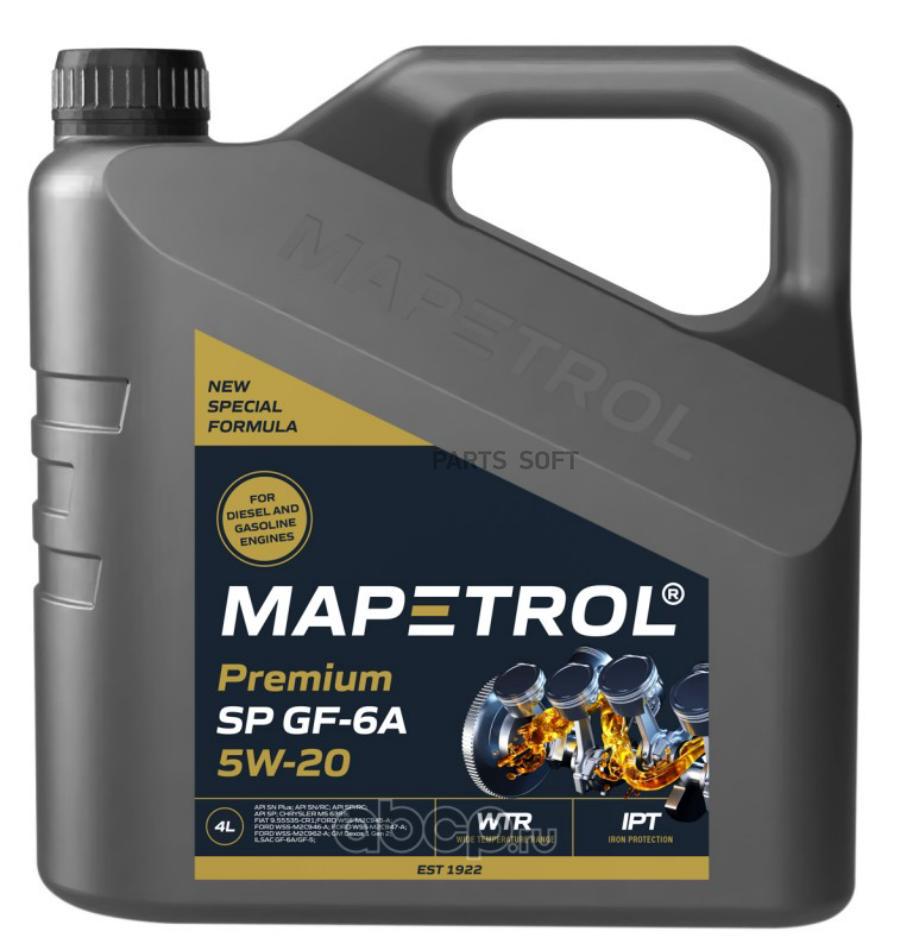 Моторное масло MAPETROL PREMIUM SP GF-6A 5W20 4л