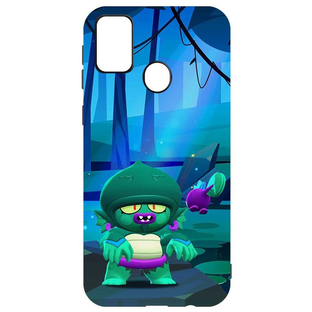 фото Чехол-накладка krutoff brawl stars - болотный джин для samsung galaxy m21 (m215)