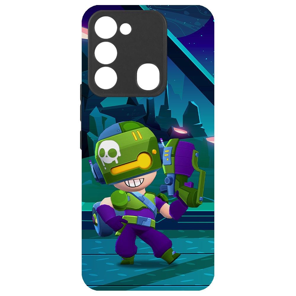 

Чехол-накладка Krutoff Brawl Stars - Контрабандистка Пенни для TECNO Spark Go 2022, Черный