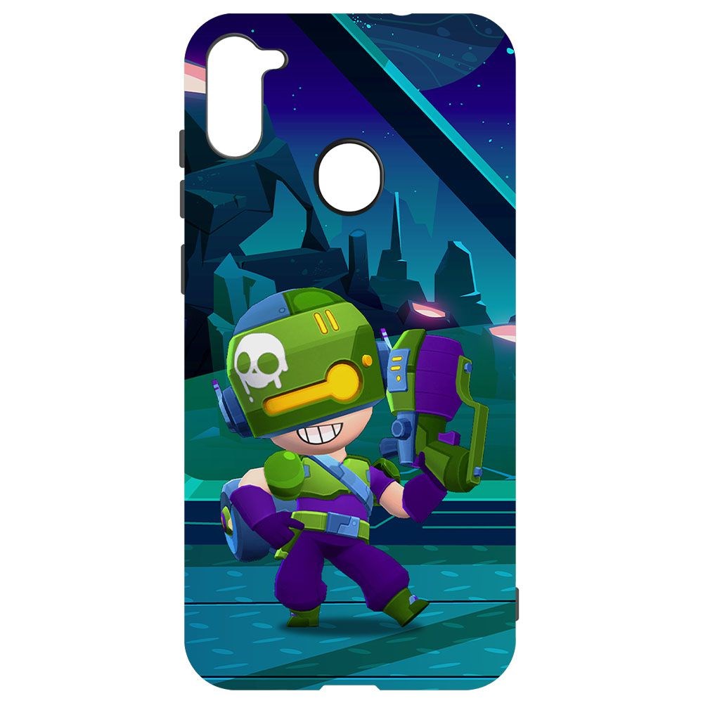 

Чехол-накладка Krutoff Brawl Stars - Контрабандистка Пенни для Samsung Galaxy M11 (M115), Черный