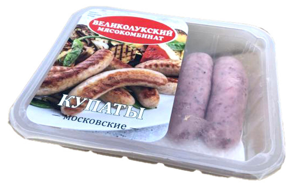 

Купаты говядина-свинина-курица Великолукский мясокомбинат Московские охлажденные 400 г