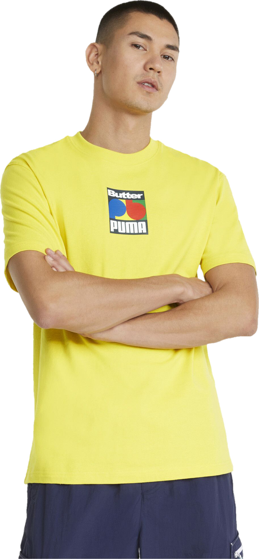 

Футболка мужская PUMA X Butter Goods Graphic Men'S Tee желтая L, X Butter Goods Graphic Men'S Tee