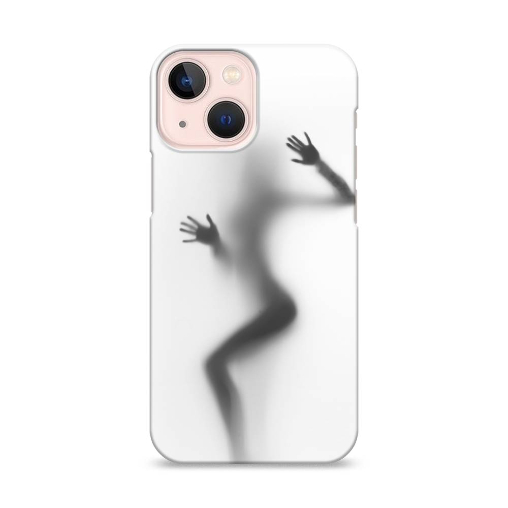 

Пластиковый чехол "Девушка в душе" на Apple iPhone 13 mini, 14120-5
