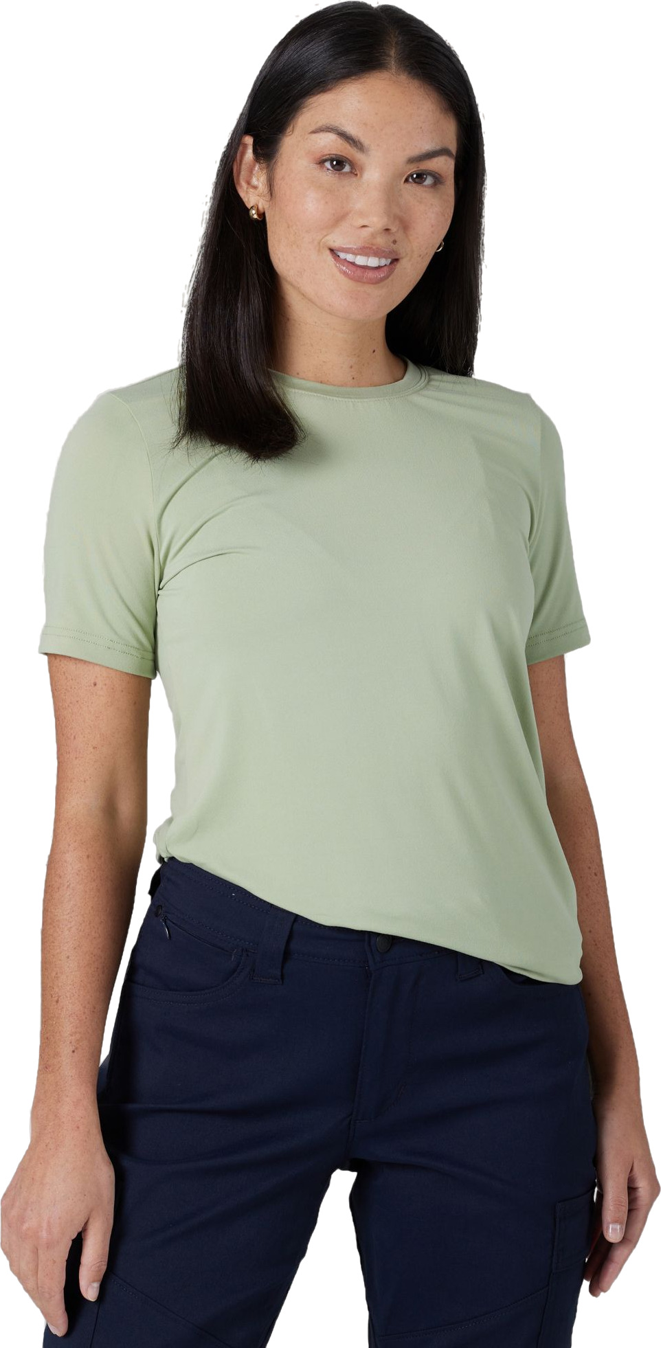 Футболка женская Wrangler Women All Terrain Gear Short Sleeve Tee зеленая L