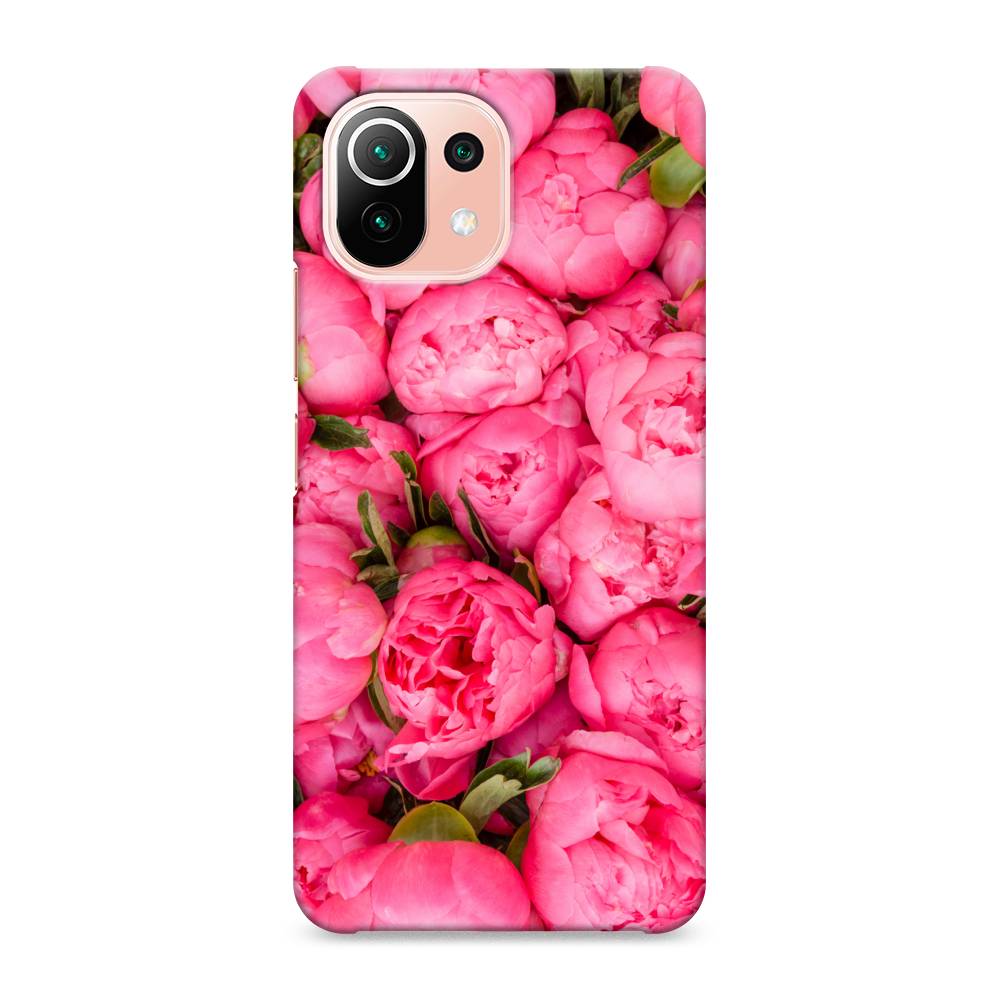 

Пластиковый чехол "Прекрасные пионы" на Xiaomi Mi 11 Lite, 310220-6