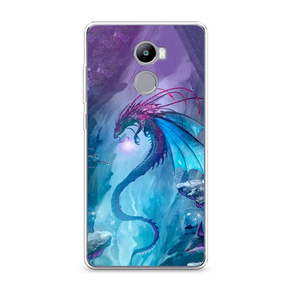 

Чехол Awog на Xiaomi Redmi 4 "Водный дракон", Разноцветный, 31150-2