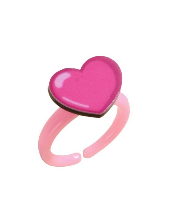 

Кольцо детское Art beauty Сердечко 2 х 1,8 х 1,5 см, Розовый