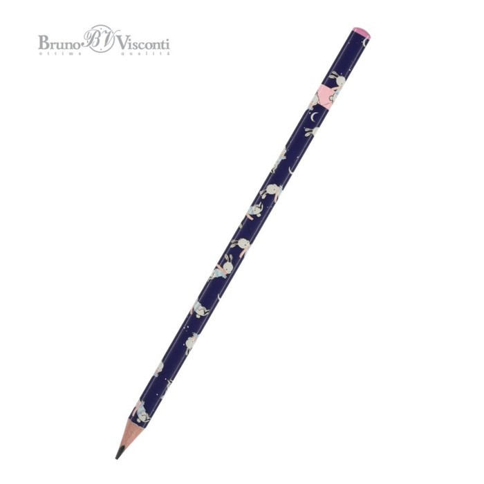

Карандаш чернографитный Bruno Visconti Happy Graphix Magic Night 2,0 мм, HВ, трёхгранный