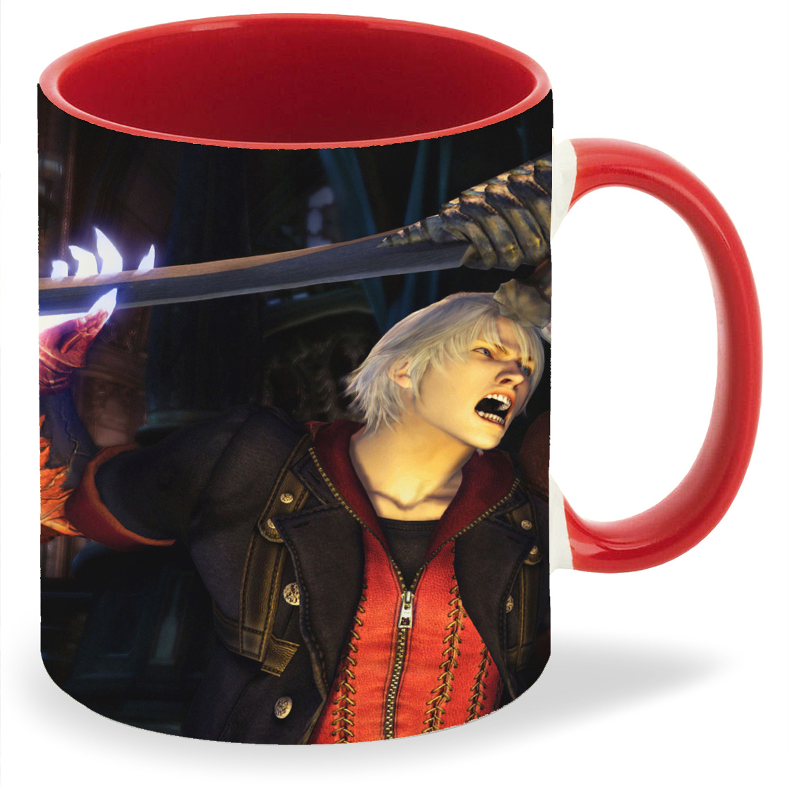 

Кружка CoolPodarok devil may cry 4 Оскал Улыбка, devil may cry 4 Оскал Улыбка
