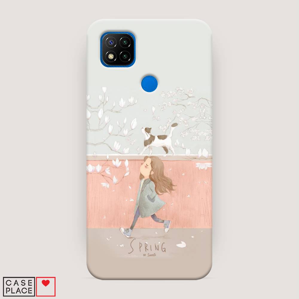 

Пластиковый чехол "Девочка-весна" на Xiaomi Redmi 9C, 39020-5