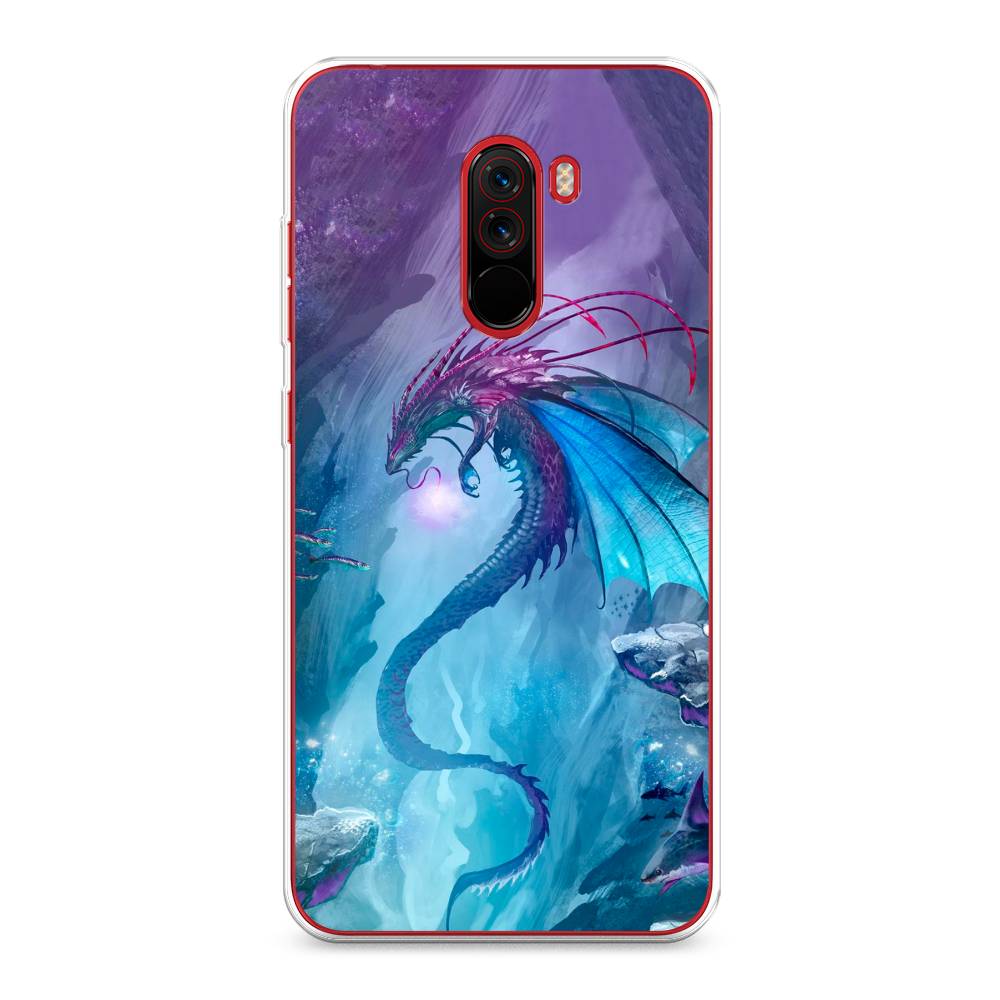 

Чехол Awog на Xiaomi Pocophone F1 "Водный дракон", Разноцветный, 34450-2