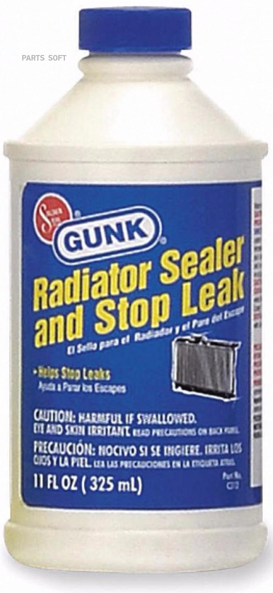 GUNK C312 Герметик жидкий для остановки течи в системе охлаждения RADIATOR SEALER STOP LEA 1350₽