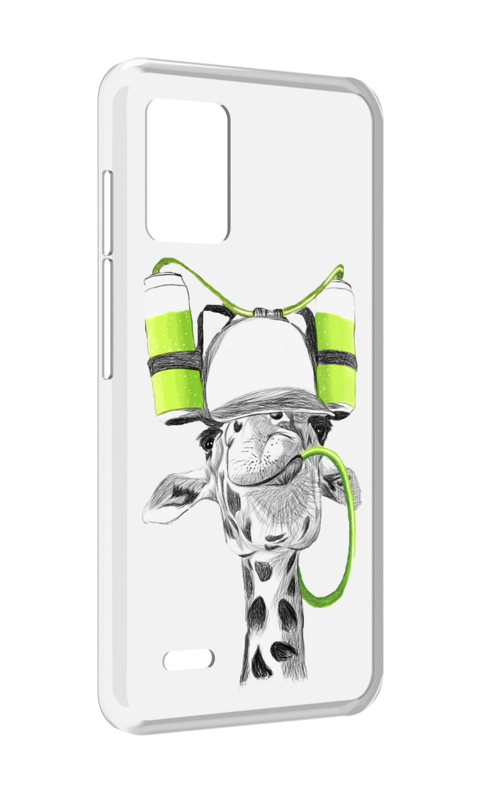 

Чехол MyPads Жираф для UMIDIGI Bison X10S / Bison X10G, Прозрачный, Tocco