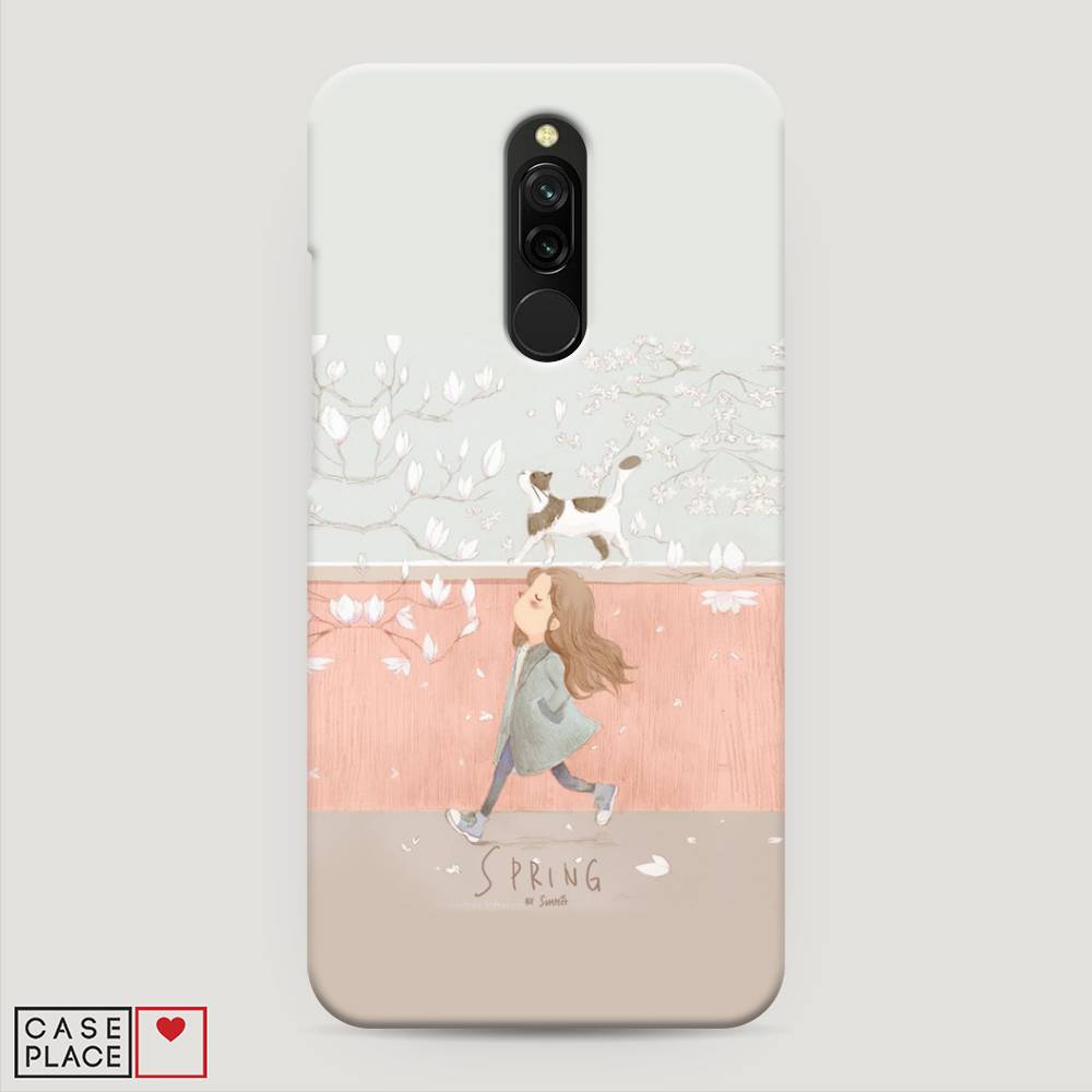 

Пластиковый чехол "Девочка-весна" на Xiaomi Redmi 8, 37120-5