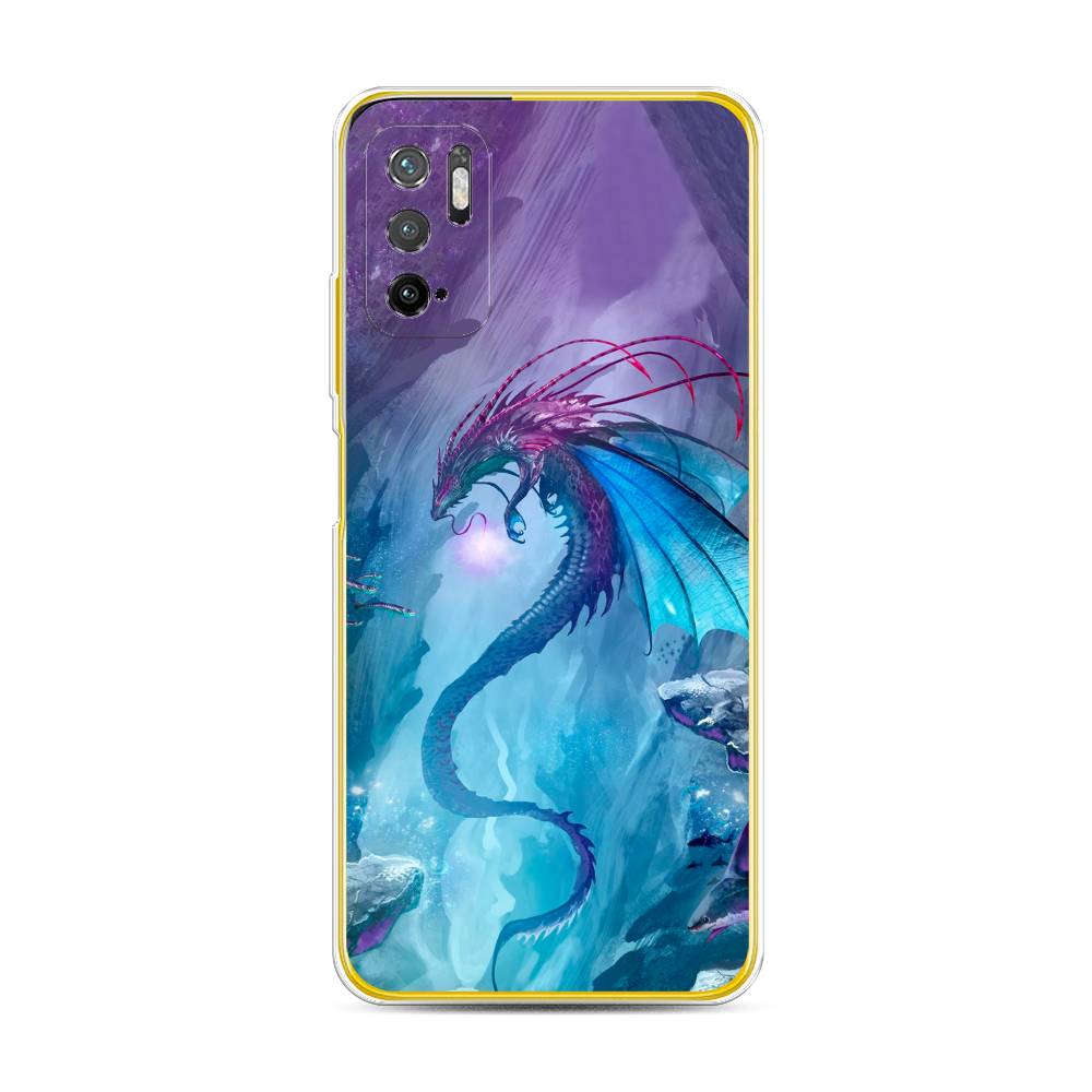 

Чехол Awog на Poco M3 Pro "Водный дракон", Разноцветный, 311050-2