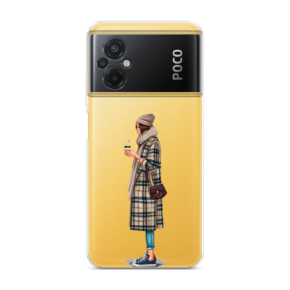 

Чехол на Xiaomi Poco M5 "Утренний кофе", Коричневый;бежевый, 316450-6