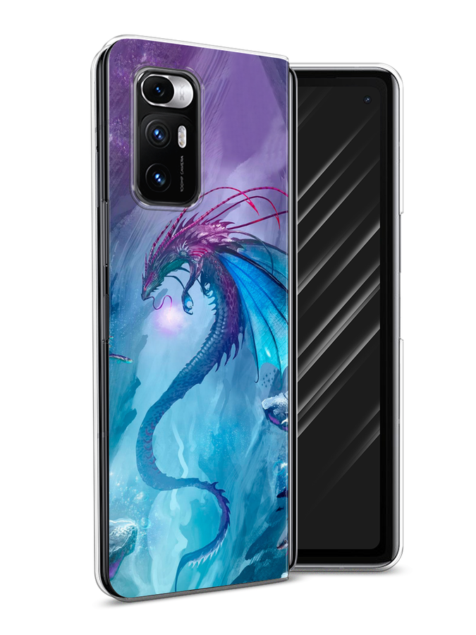 

Чехол Awog на Xiaomi Mi Mix Fold "Водный дракон", Разноцветный, 314250-2
