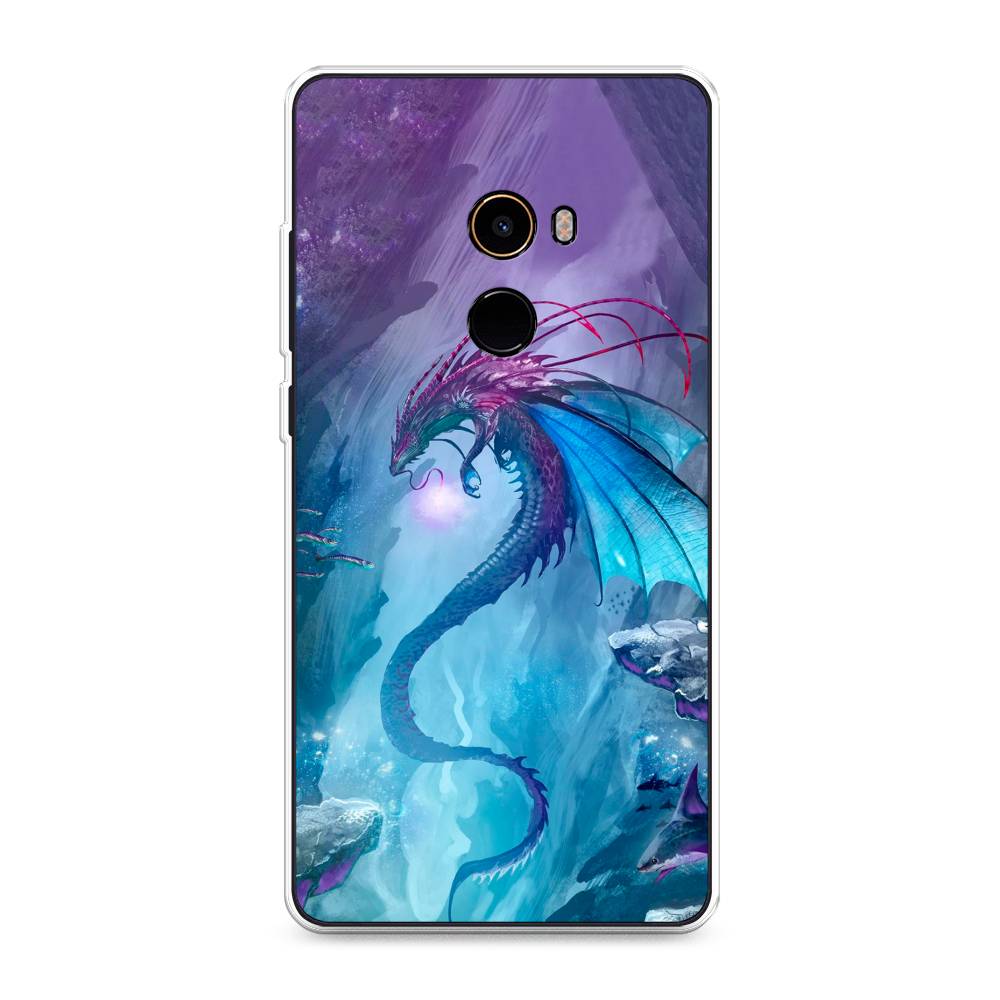 

Чехол Awog на Xiaomi Mi Mix 2 "Водный дракон", Разноцветный, 32550-2